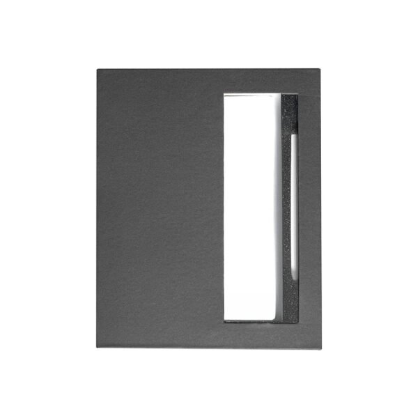 Black Gift Box with Pen Notebook and Foam