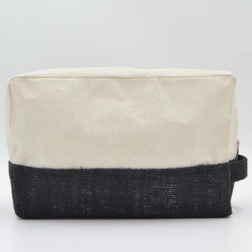 Jute Pouch With Canvas