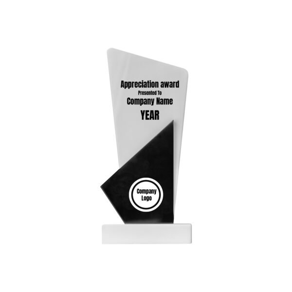 Black and White Stone Trophy - Image 2