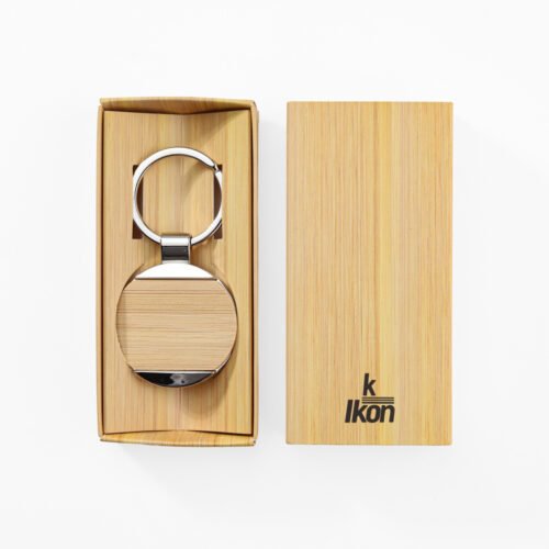 Round Keyring with Custom Box