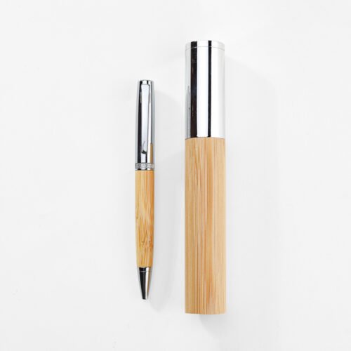 Metal & Bamboo Pen