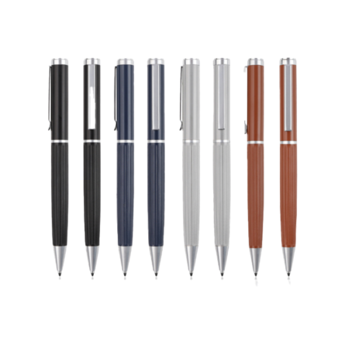 Metal Pen with Corrugated Design