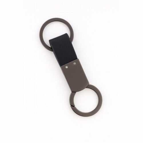 PU Leather & Metal Durable Keychain