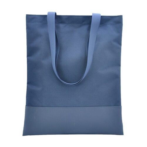 Large-Capacity Tote Bag with Reinforced PU Bottom