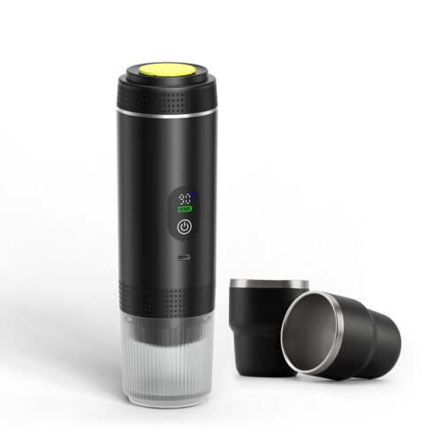 Compact 3-in-1 Coffee Maker with Battery Power