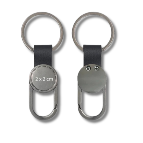 Black Metal Ring  Key Holder