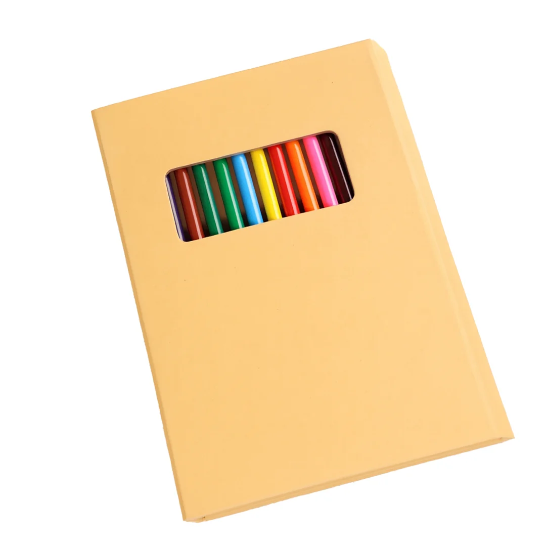 A5 Creative Coloring Set with 50 Patterned Pages & 12 Coloring Pencils