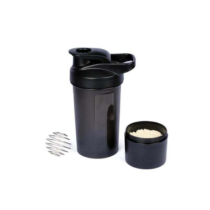 Protein Shaker Water Bottle with Cup - Image 6