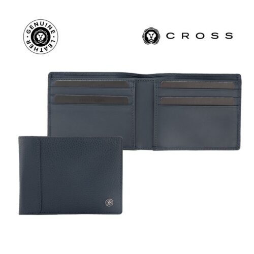 CROSS Pebble Leather Classic Fold Wallet