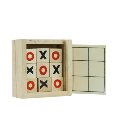 Tic-Tac-Toe Wooden Board Game