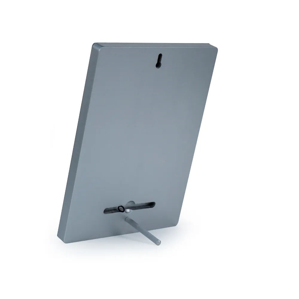 A4 Aluminum Award Plaques with Round Colored Plate and Stand - Image 2