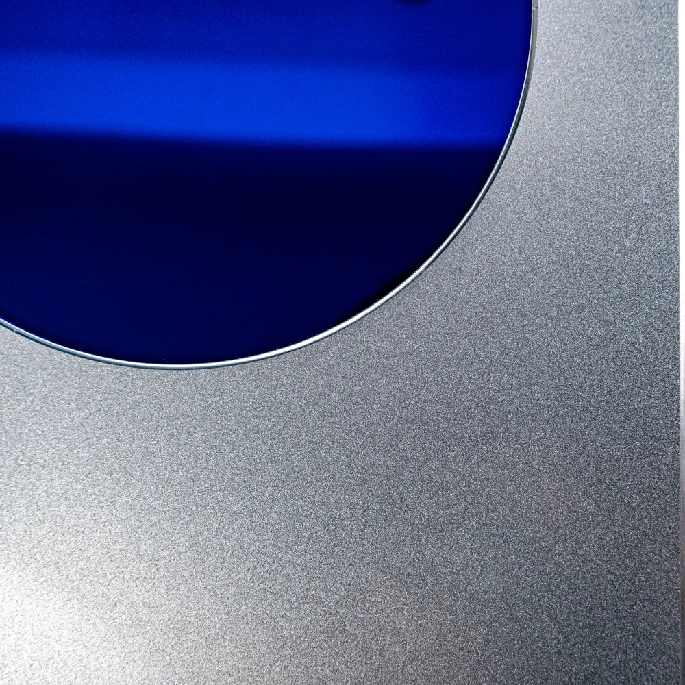 A4 Aluminum Award Plaques with Round Colored Plate and Stand - Image 4