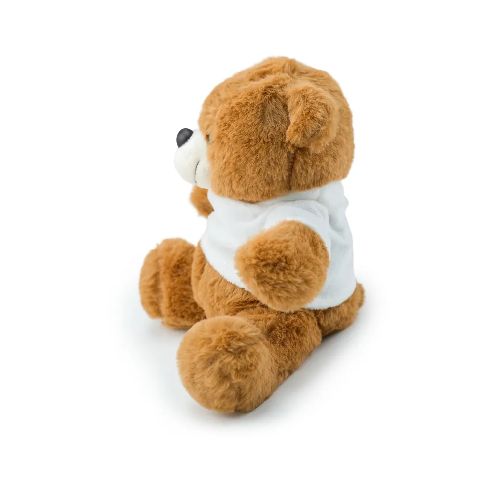 Promotional Teddy Bear Toys with Printable White Tshirt - Image 3