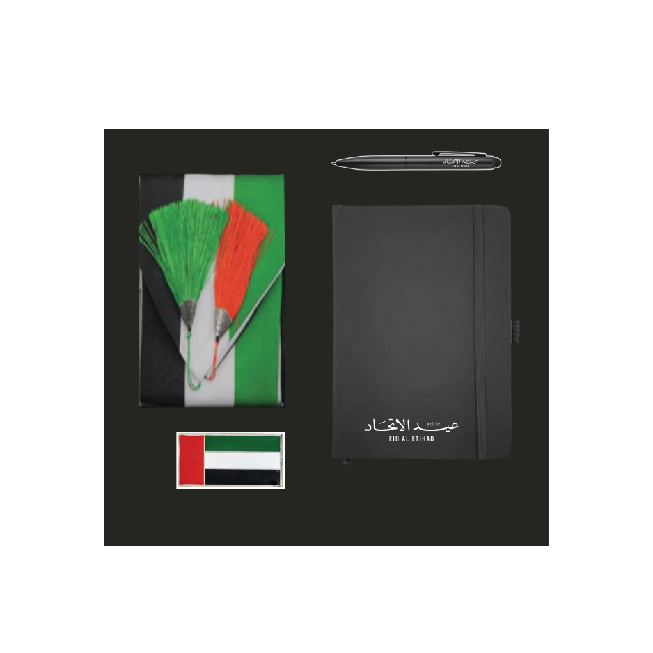 NATIONAL DAY SCARF NOTEBOOK GIFTSET
