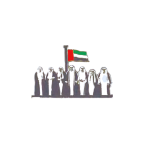 UAE Flag Metal Badge