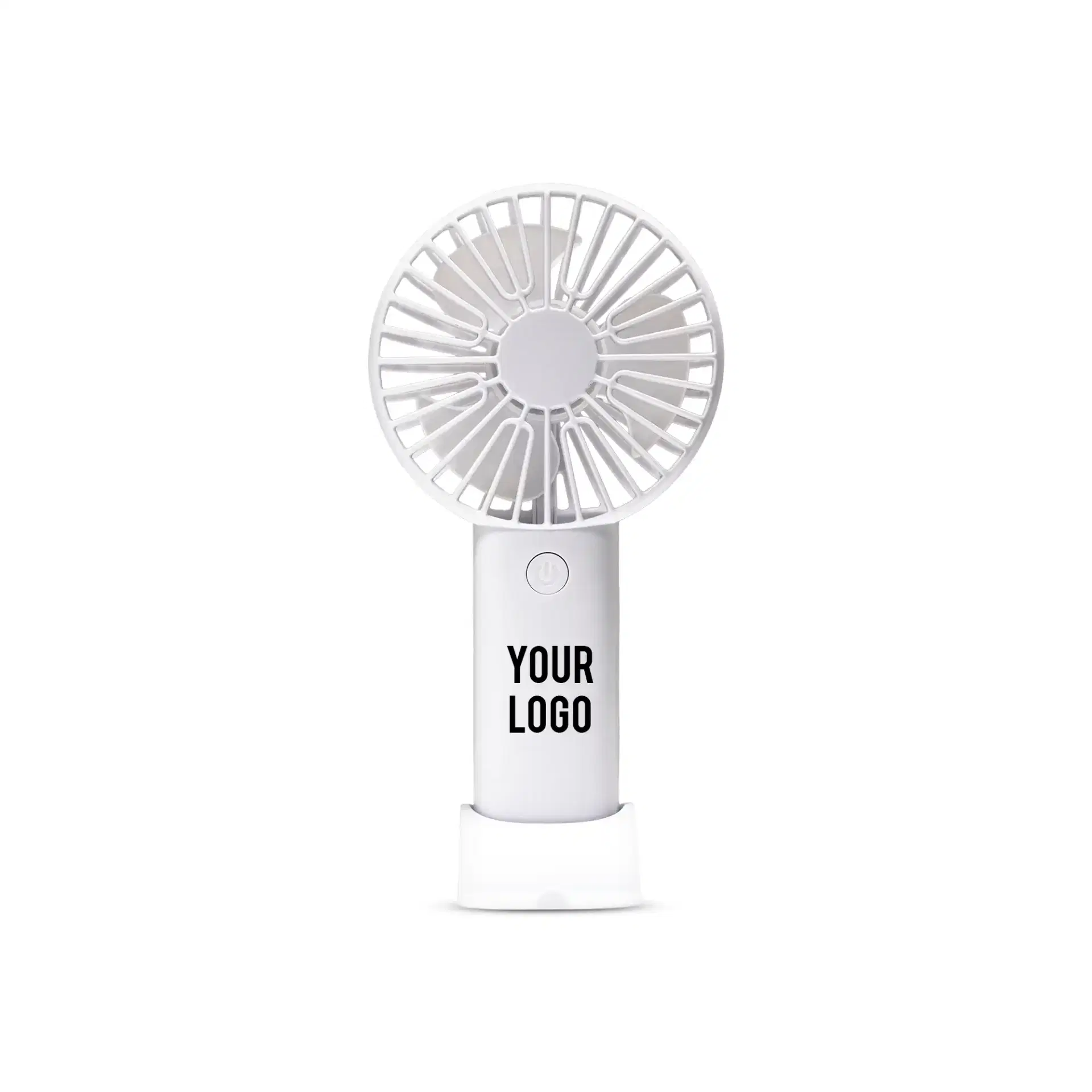 Smart Portable Rechargeable Desk Fan with Mobile Holder - Image 2