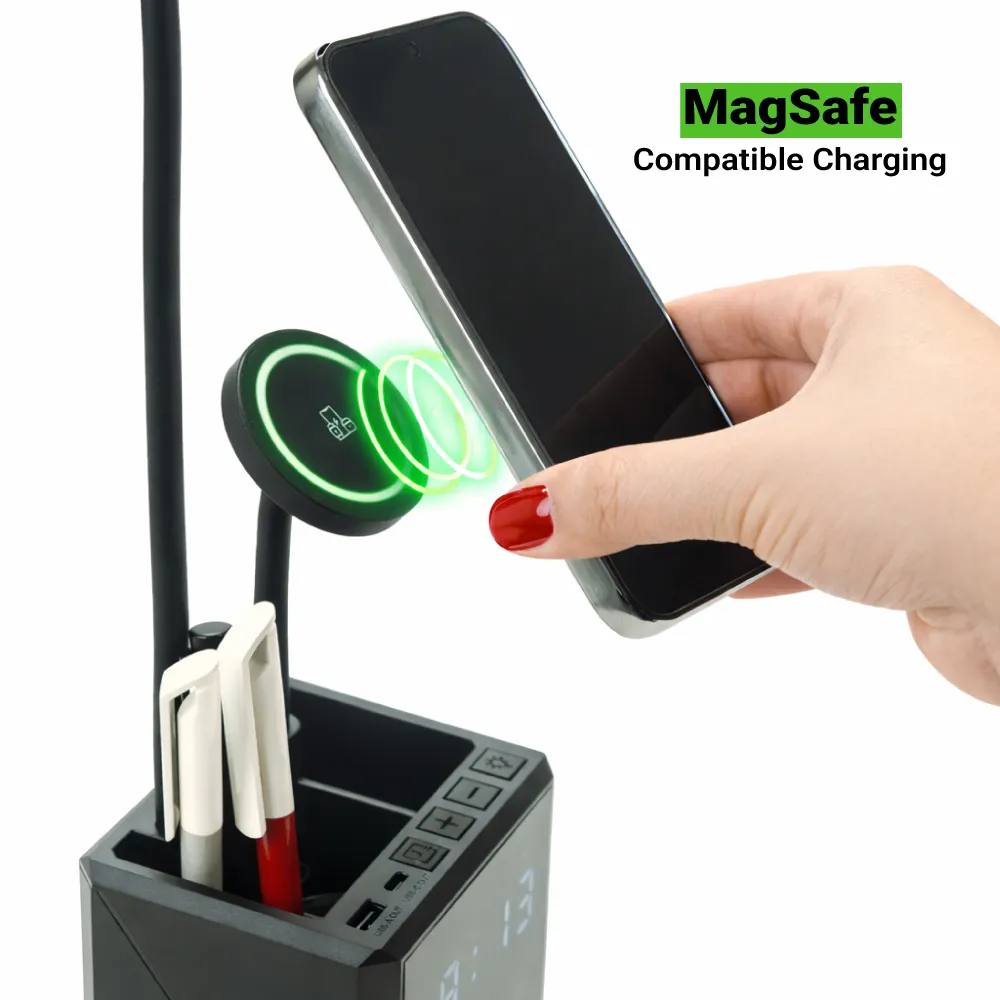 Multi-functional Desk Lamp with 15W Fast Wireless Charger - Image 2