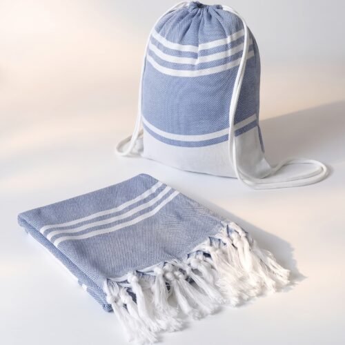 Giftology Beach Towel in Drawstring Bag