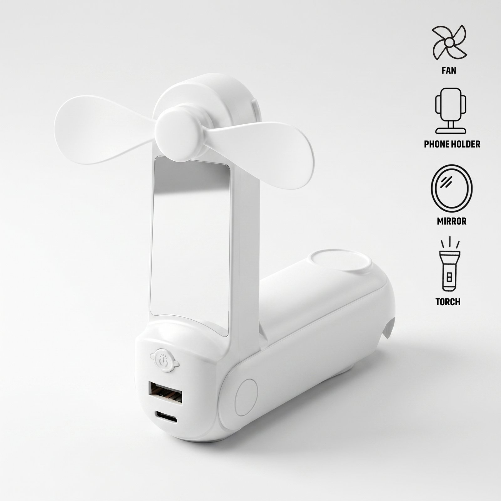 Giftology 5-in-1 Powerbank Fan
