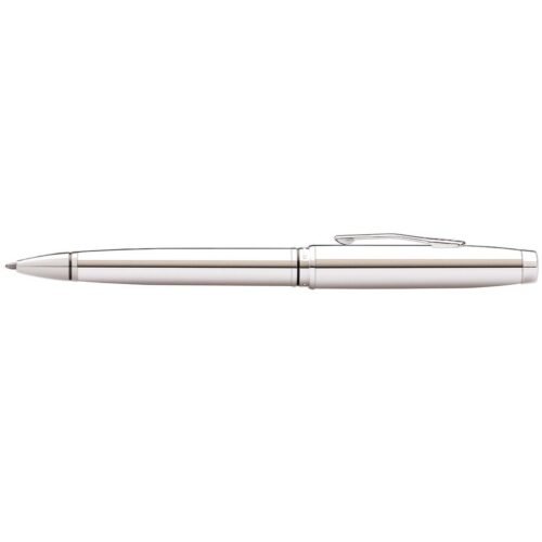 Cross Polished Chrome Ballpoint Pen (Blue Ink)