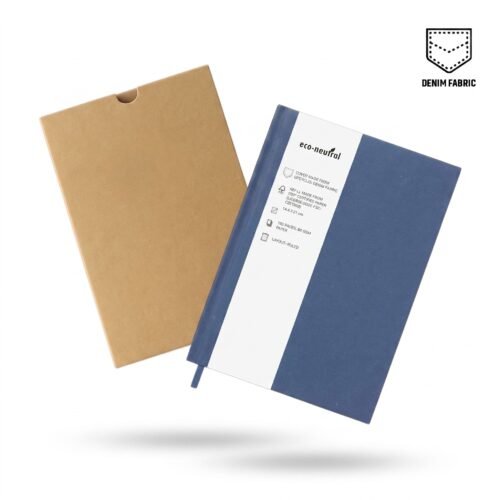 Eco-neutral Denim Paper Cover A5 Notebook