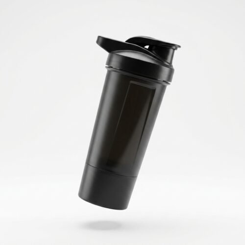 Giftology Protein Shaker Water Bottle with Cup