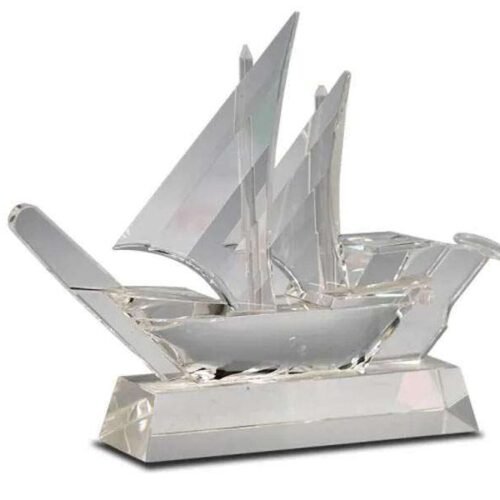 Crystal Arabic Dhow Souvenir Trophy