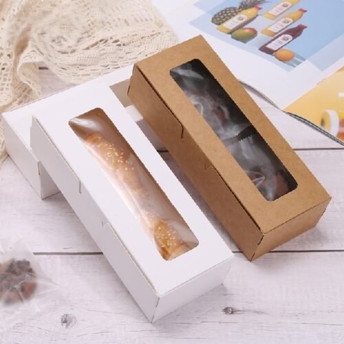 Rectangular Bakery Boxes with Window,Paper