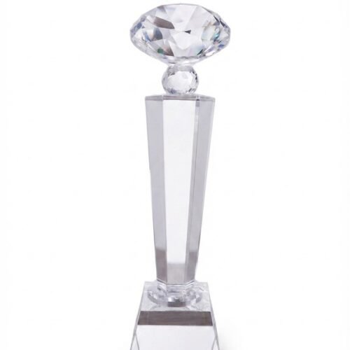 Exquisite Crystal Diamond Trophy