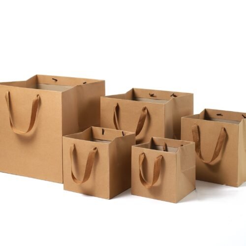 Square Base Tpye Kraft Paper Bags