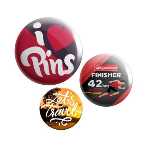 Aluminium Button Badges