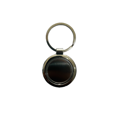 Round Metal Keychain