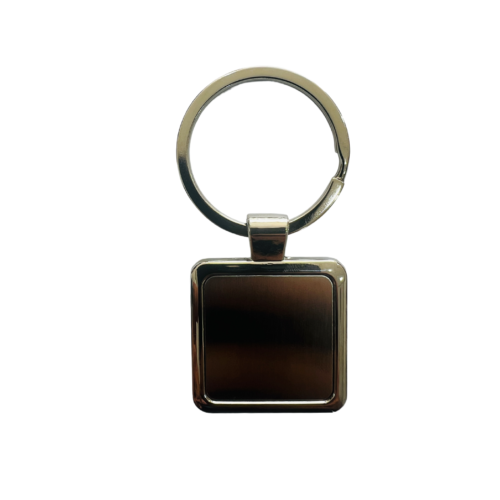 Premium Square Metallic Keychain