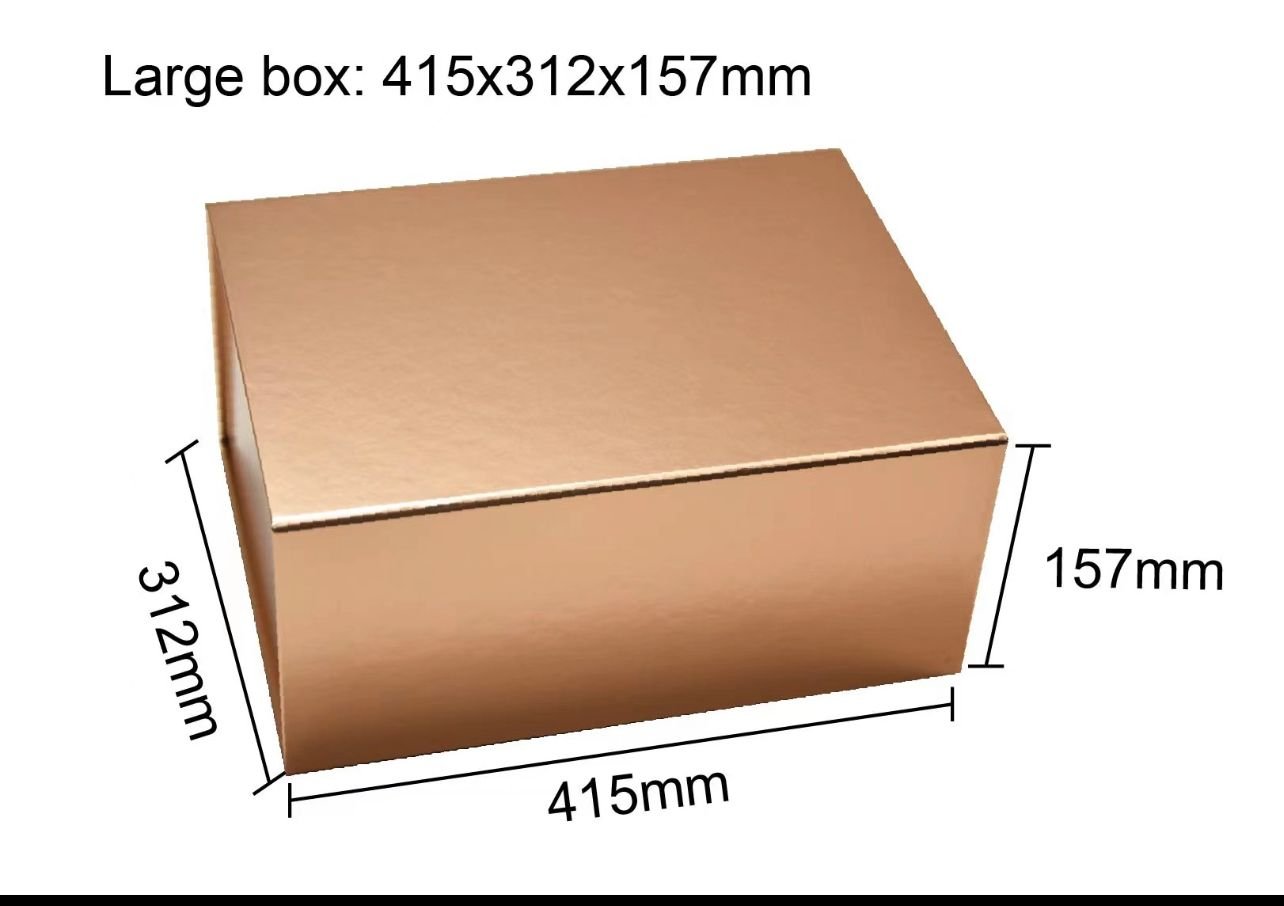 Rose gold Color Flat Cardboard Boxes, Magnet Boxes, for Gifts - Image 2