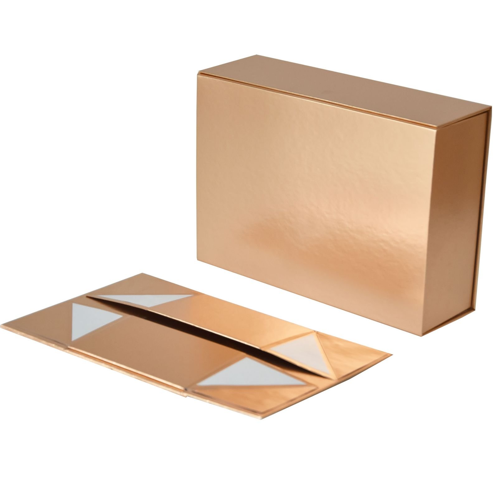 Rose gold Color Flat Cardboard Boxes, Magnet Boxes, for Gifts - Image 4