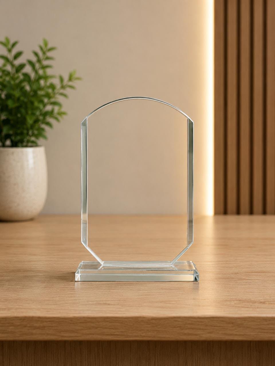 Classic Crystal Award Plaque - Image 2