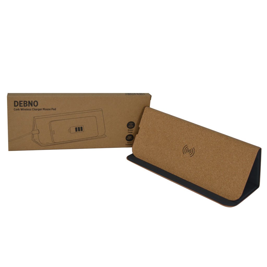 Cork Foldable Mousepads with Wireless Charging - Image 6