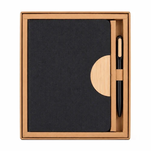 BAMBOO NOTEBOOK & PEN GIFT SET