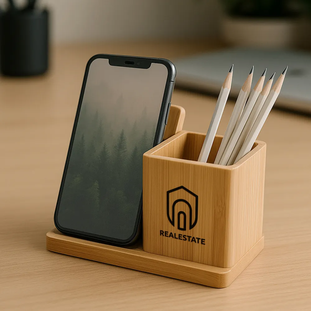 Bamboo Pen Holder - Image 2