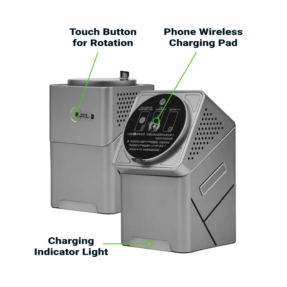 Touch Rotate Wireless Charging Station - Image 3