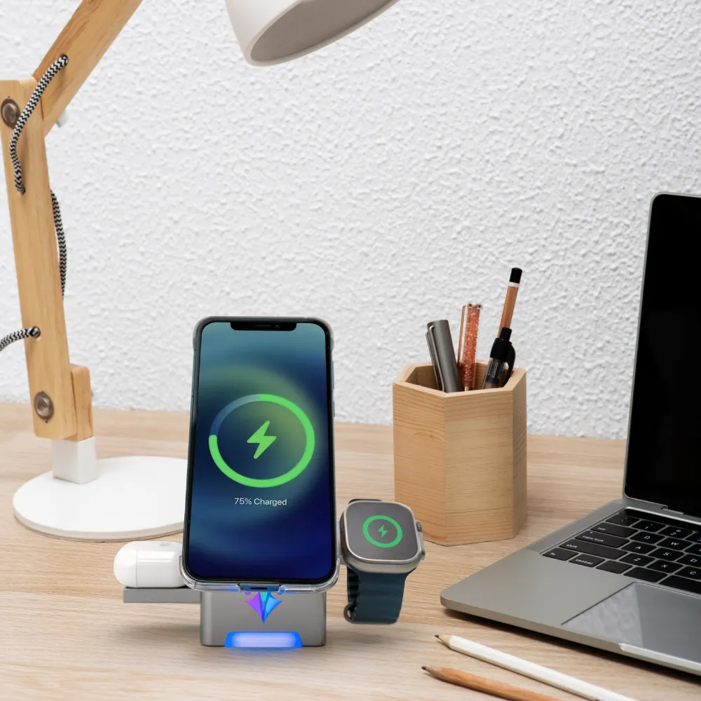 Touch Rotate Wireless Charging Station - Image 5