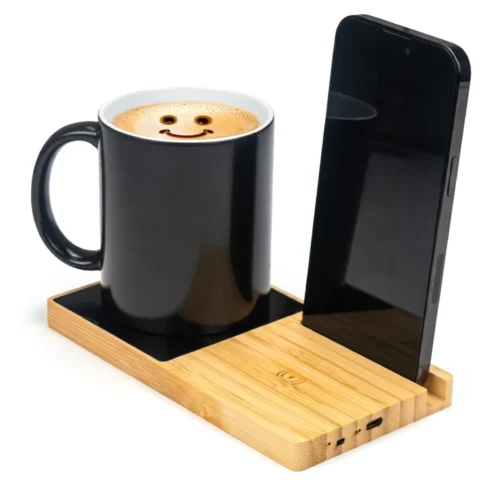 Wireless Charger with Mug Warmer & Phone
