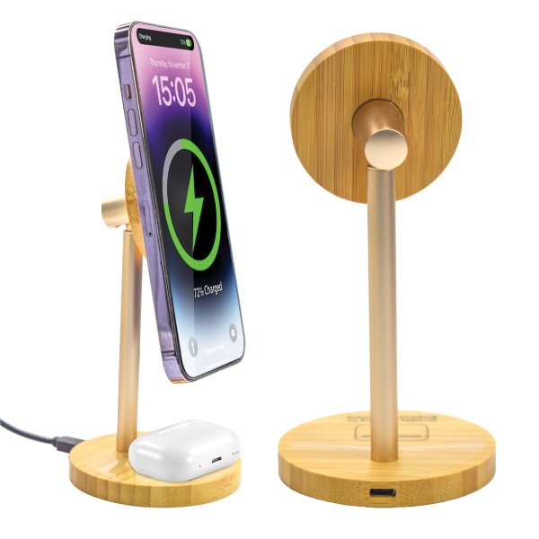 BAMBOO WIRELESS CHARGER - Image 3