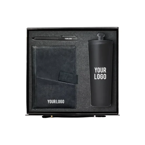 3 Piece Corporate Gift Set with custom logo branding, Dubai UAE