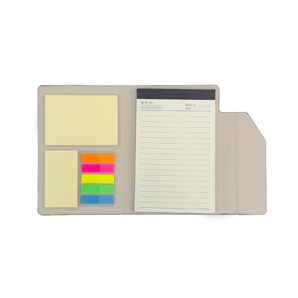 Notepad with Pen and Sticky Note with custom logo – view 5