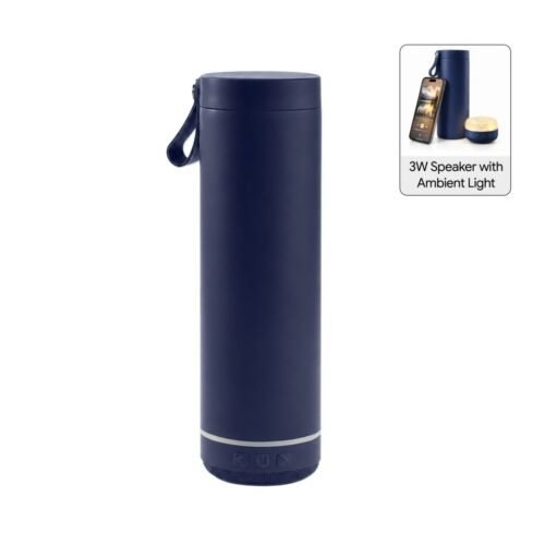 Double Wall Vacuum Bottle with 3W Speaker - 500 ml with custom logo