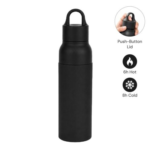 Double Wall Bottle with Push Lid 550 ml
