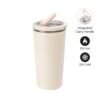 Double Wall Tumbler with Sip Lid 600 ml with custom logo