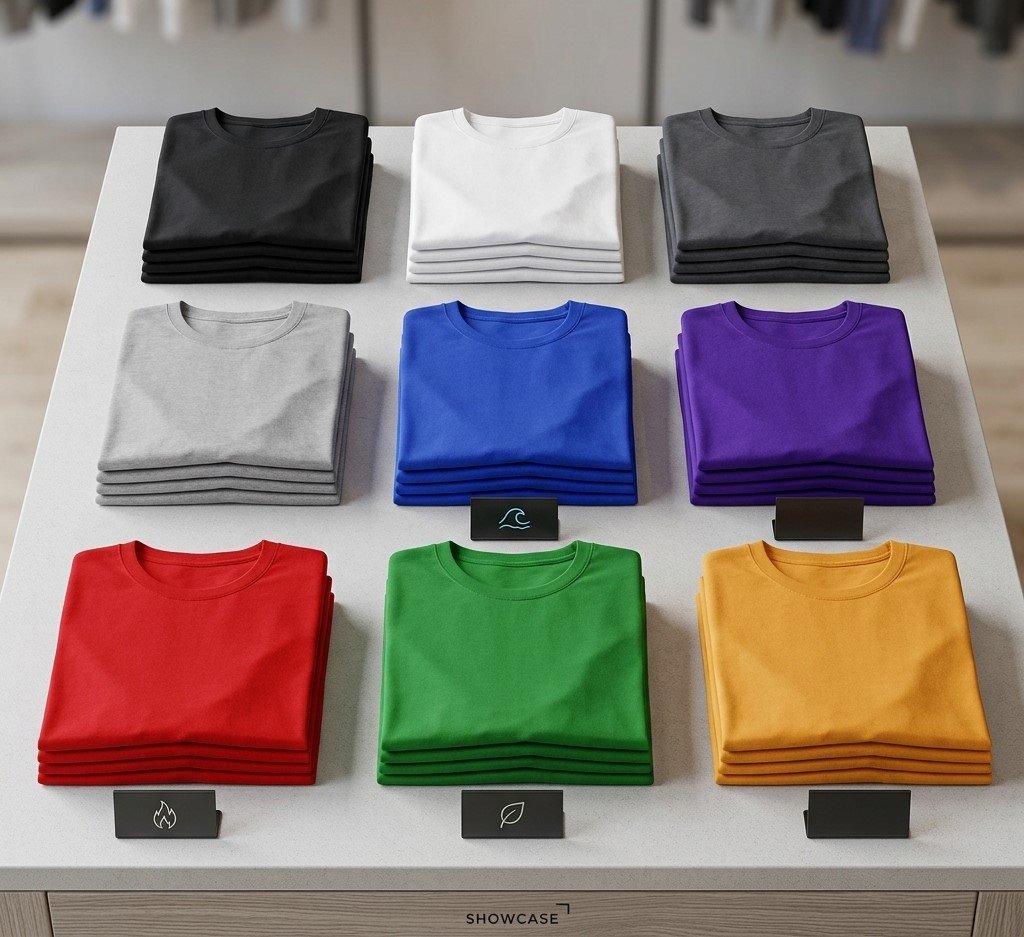 Round Neck T Shirts - Image 3