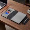 A5 PU Portfolio with Pen with custom logo – view 5